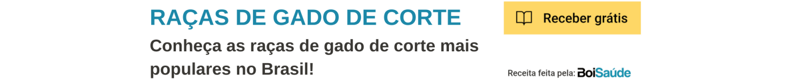 Conhecendo um pouco mais das raças de gado da pecuária brasileira Raças de Gado de Corte - Conhecendo um pouco mais das raças de gado da pecuária brasileira